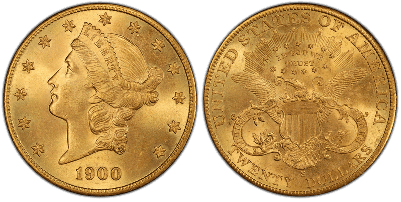 1900 Liberty Head Double Eagle