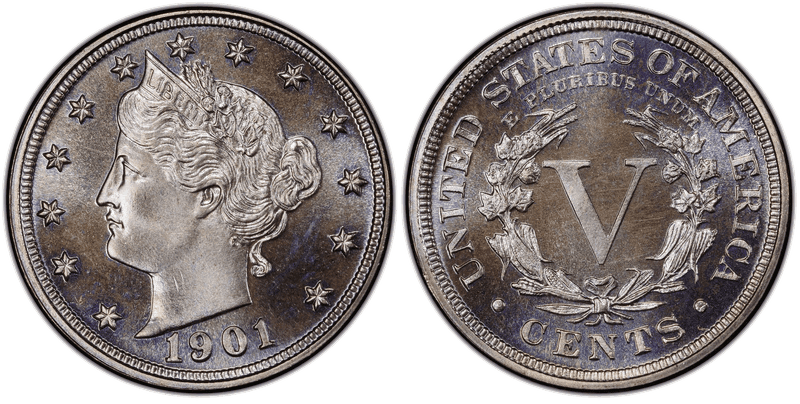 1901 Proof Liberty Head Nickel