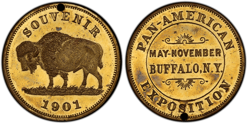1901 HK-291, Pan-American Expo, Buffalo Dollar Dollar