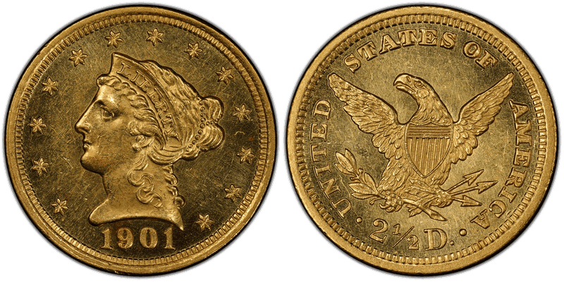 1901 Liberty Head Quarter Eagle