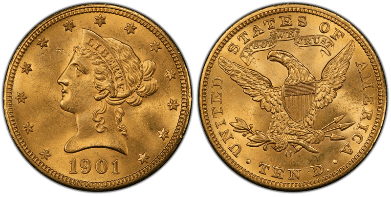 1901 (O) Liberty Head Eagle