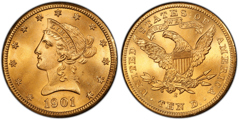 1901 (S) Liberty Head Eagle
