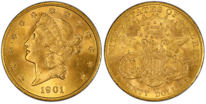 1901 (S) Liberty Head Double Eagle
