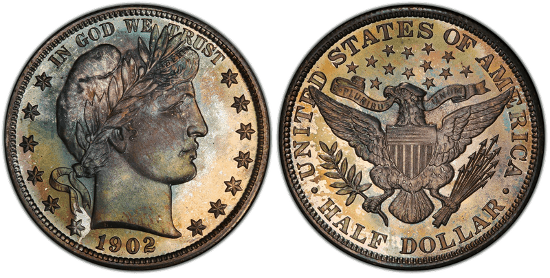 1902 Proof Barber Half Dollar