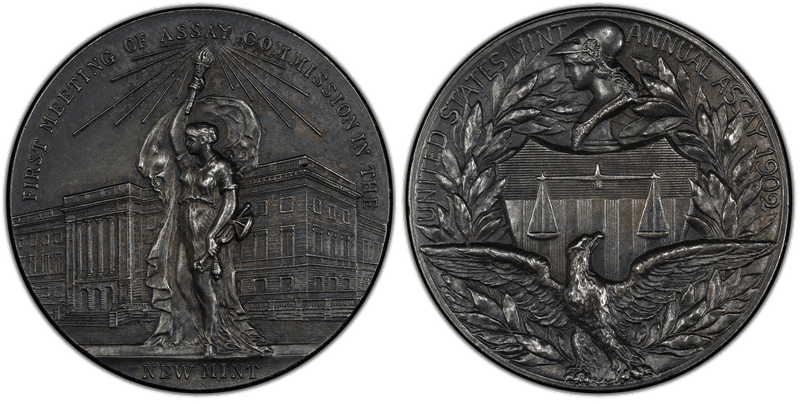 1902 AR Medal JK-AC-46, Assay Commission