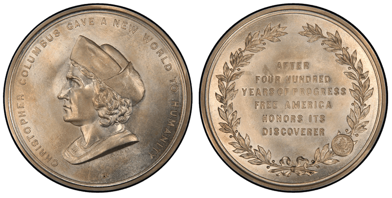 1902 Medal Belden-38 Silver ANS- Prince Henry of Prussia