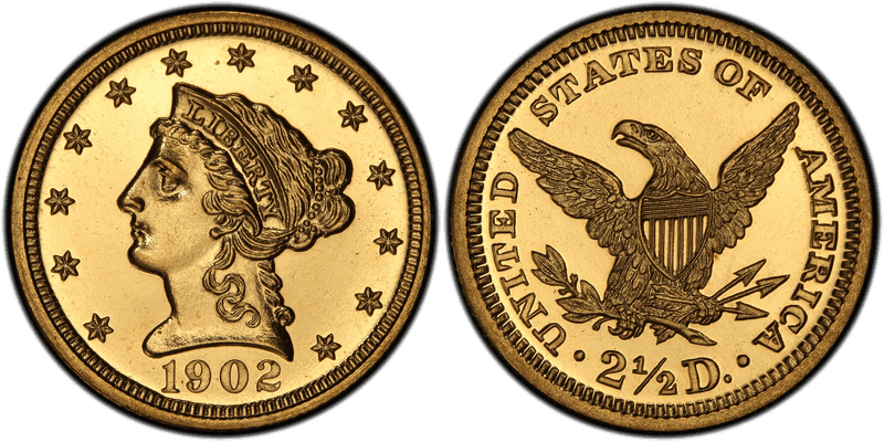 1902 Liberty Head Quarter Eagle