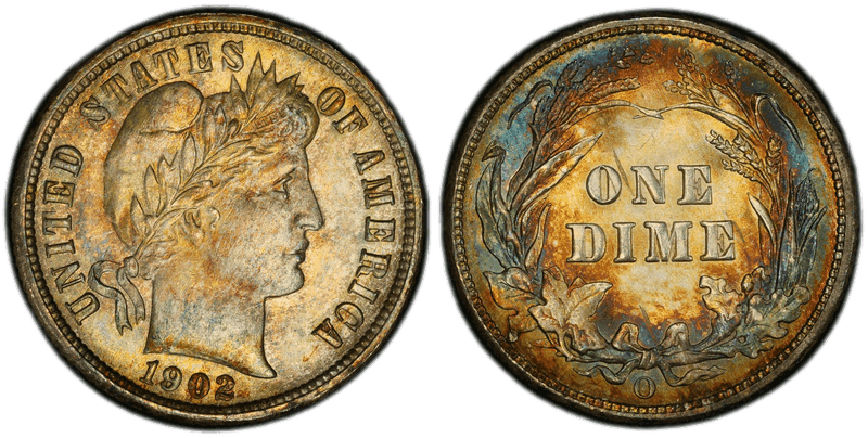 1902 Barber Dime