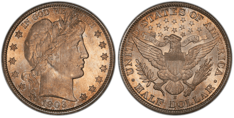 1903 (S) Barber Half Dollar