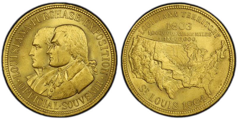 1904 HK-300, Louisiana Purchase Dollar