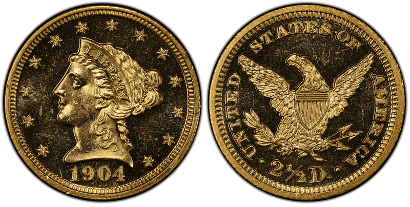1904 Liberty Head Quarter Eagle