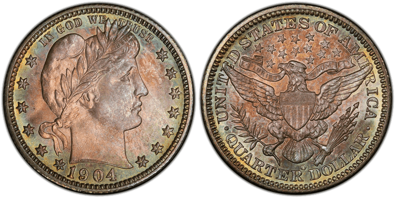 1904 Barber Quarter
