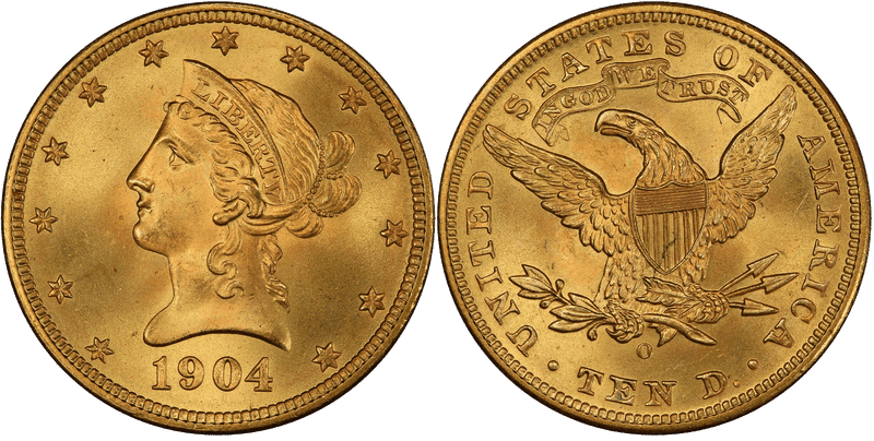 1904 (O) Liberty Head Eagle