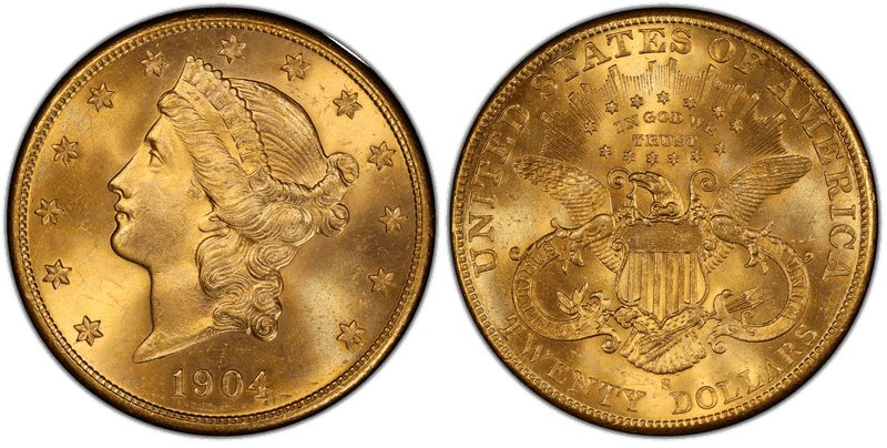 1904 (S) Liberty Head Double Eagle
