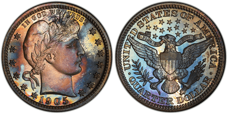 1905 Proof Barber Quarter