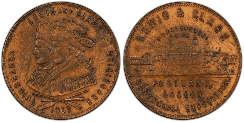 1905 HK-329, Lewis & Clark Dollar