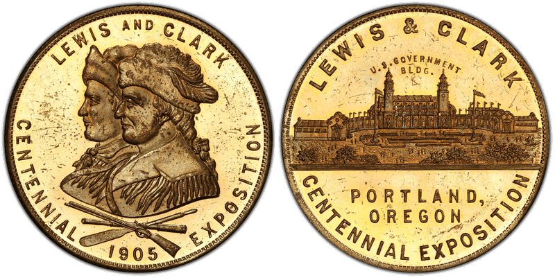 1905 HK-331b, Lewis & Clark Expo Dollar