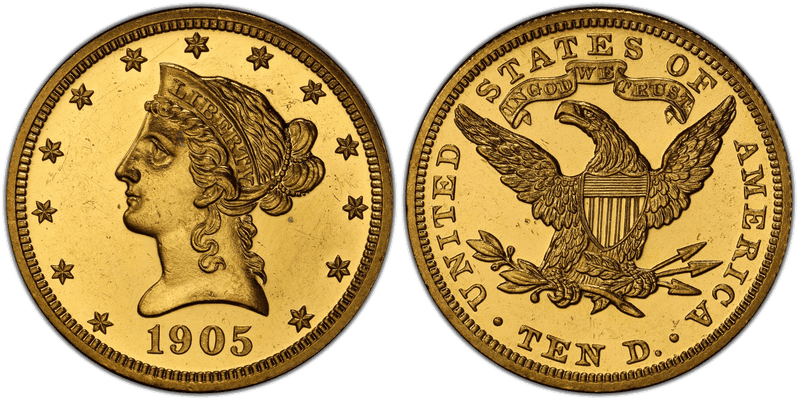 1905 Liberty Head Eagle