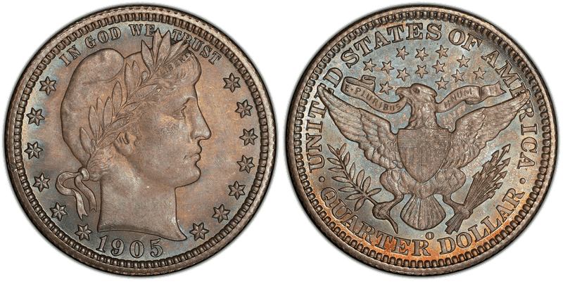 1905 Barber Quarter