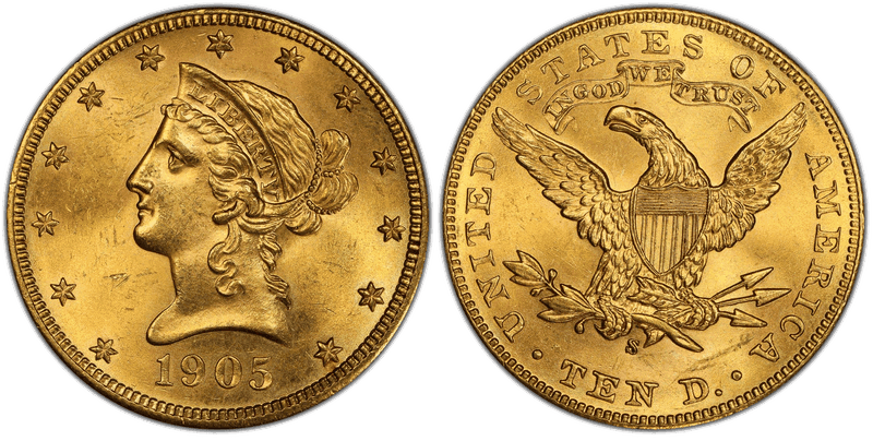 1905 (S) Liberty Head Eagle