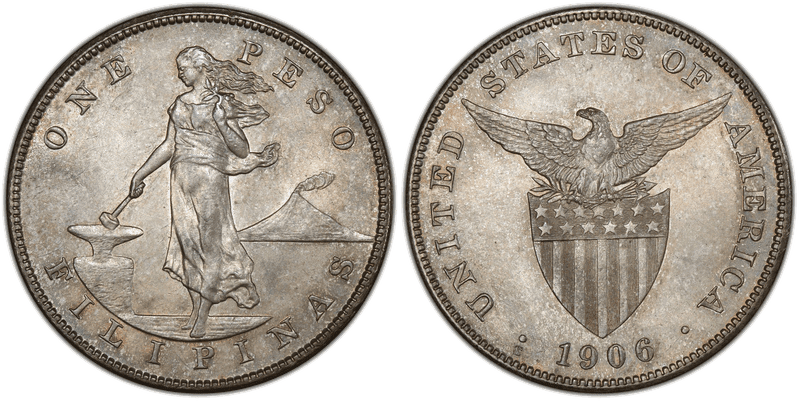 1906 Philippine Peso