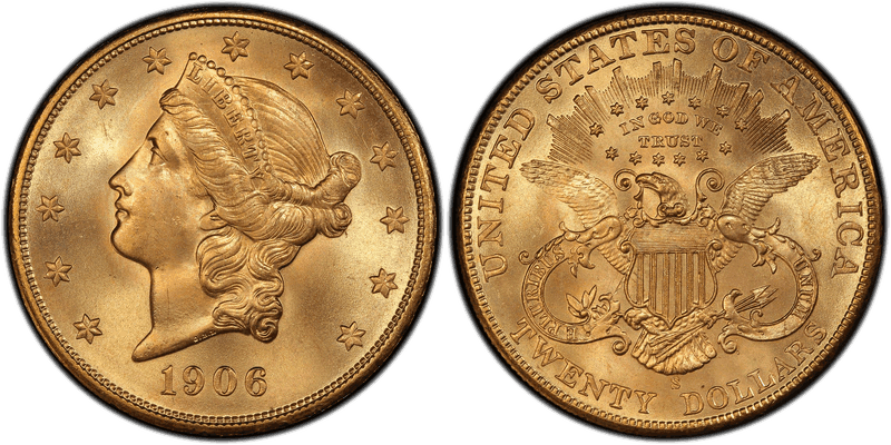1906 (S) Liberty Head Double Eagle