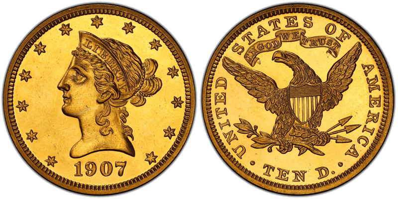 1907 Proof Liberty Head Eagle