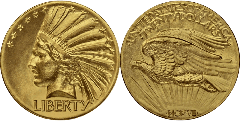 1907 Proof Double Eagle Pattern - J-1776/1905