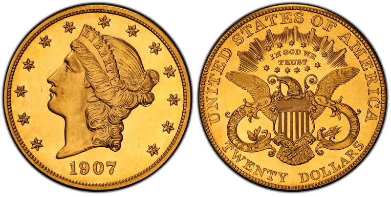 1907 Proof Liberty Head Double Eagle