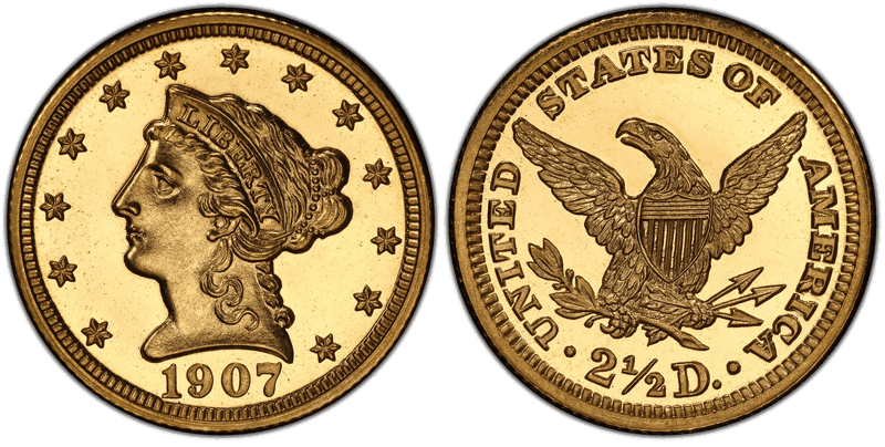 1907 Liberty Head Quarter Eagle