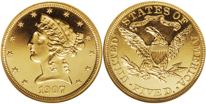 1907 Proof Liberty Head Half Eagle