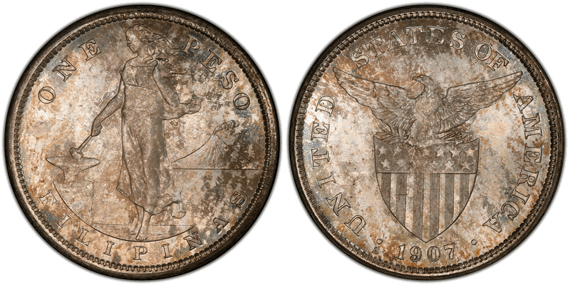1907 Philippine Peso