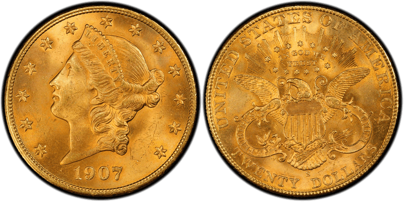 1907 (S) Liberty Head Double Eagle