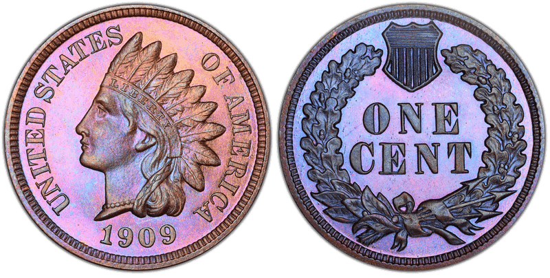 1909 Proof Indian Head Cent