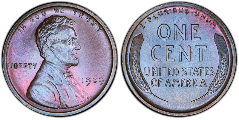 1909 Proof Lincoln Wheat Cent
