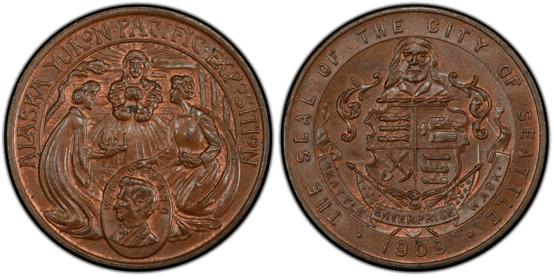 1909 HK-355, Alaska-Yukon Pac Expo Dollar