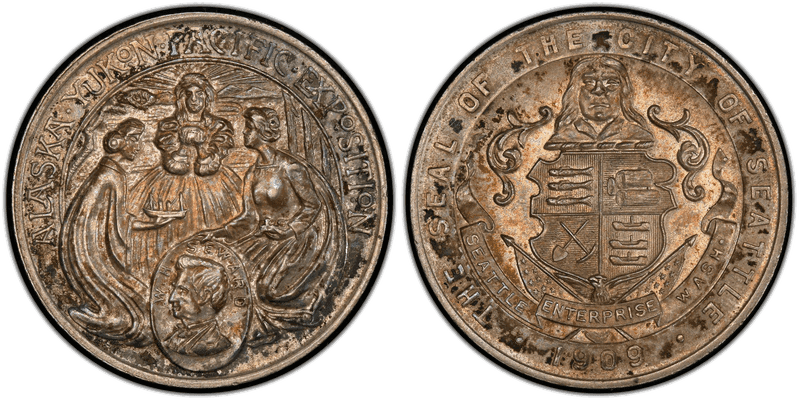 1909 HK-353, Alaska-Yukon-Pacific Expo Dollar