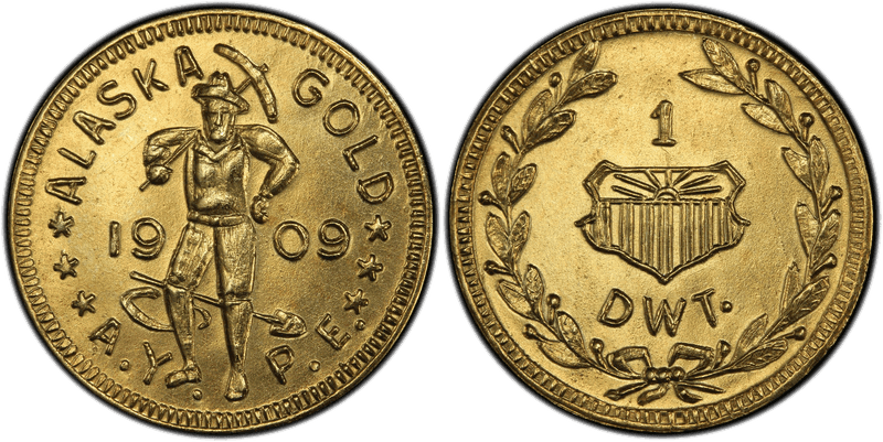 1909 HK-360, Alaska-Yukon-Pacific Expo Dollar