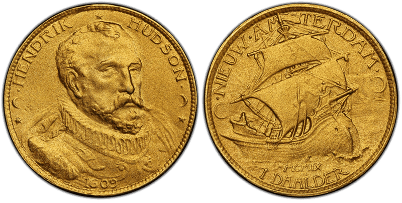 1909 HK-371, Hendrik Hudson Dollar