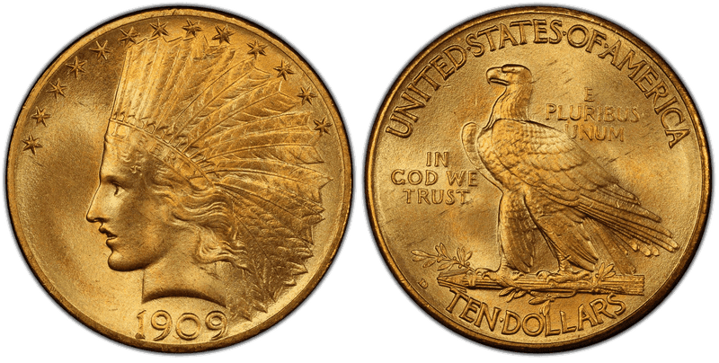 1909 Indian Head Eagle