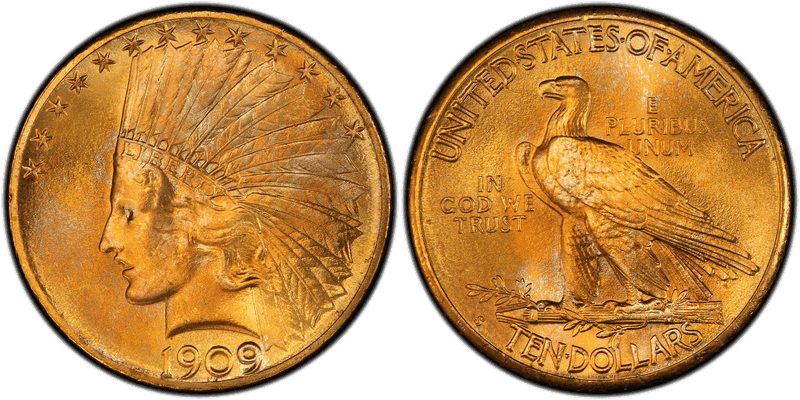 1909 (S) Indian Head Eagle