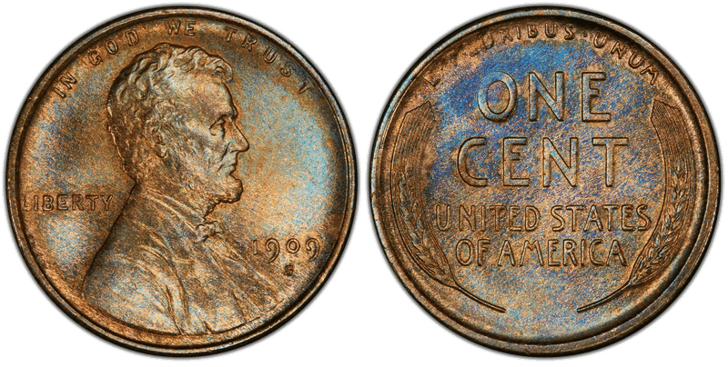 1909 (S) Lincoln Wheat Cent - S/S
