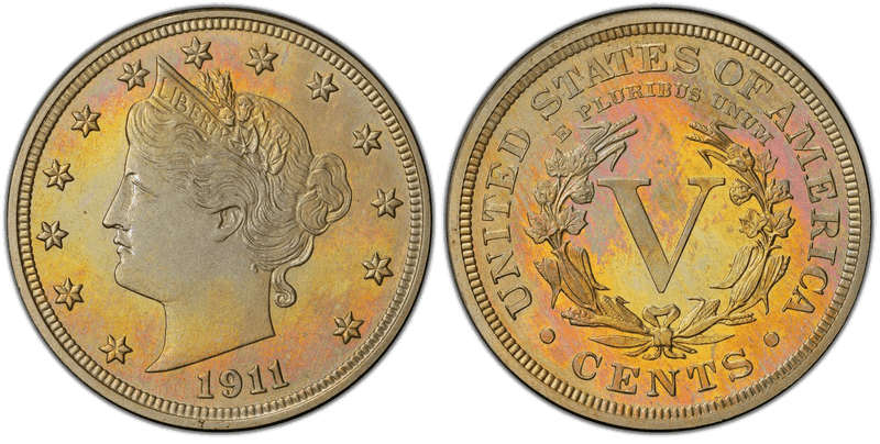 1911 Proof Liberty Head Nickel