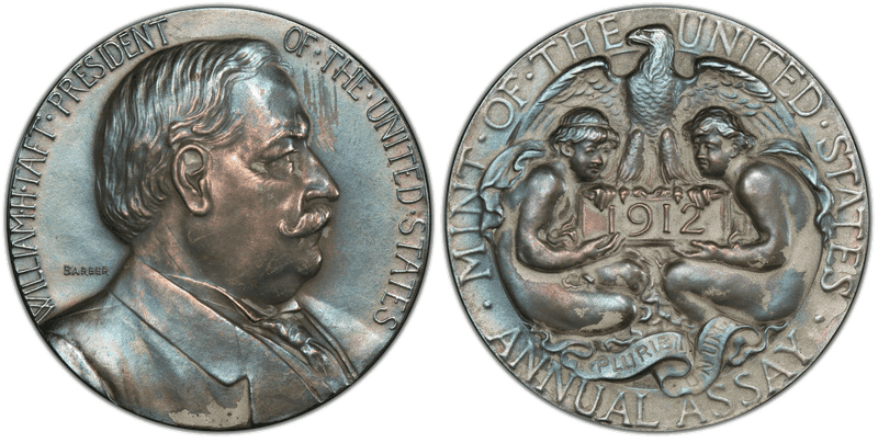 1912 Assay Commission Medal - JK-AC-56, Silver, William H. Taft