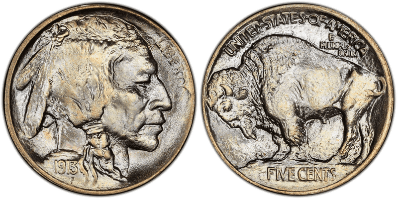 1913 Buffalo Nickel - Type 1