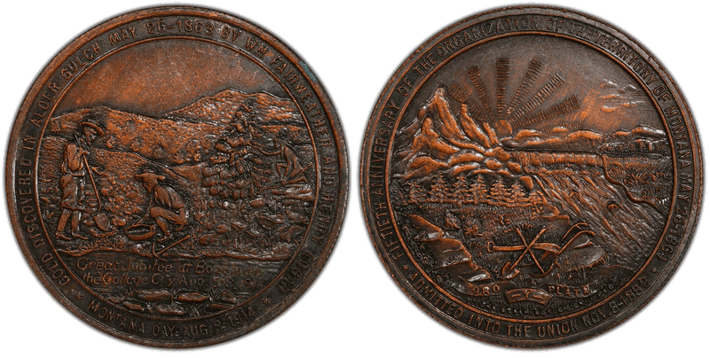 1914 So-Called Dollar HK-662, Montana 25th Anniversary