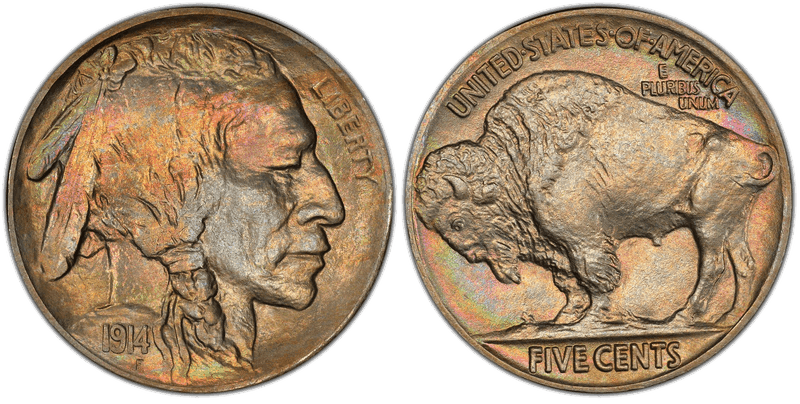 1914 Buffalo Nickel - 4/3