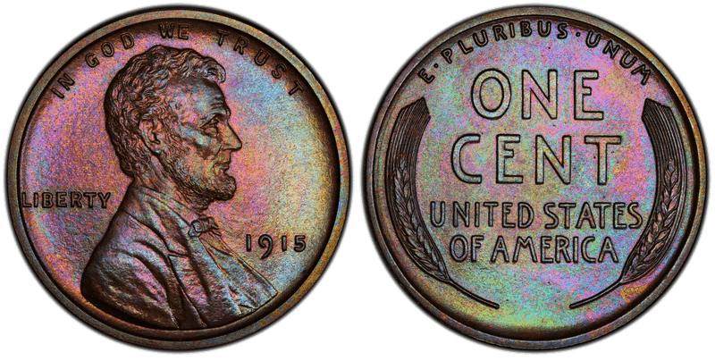 1915 Proof Lincoln Wheat Cent