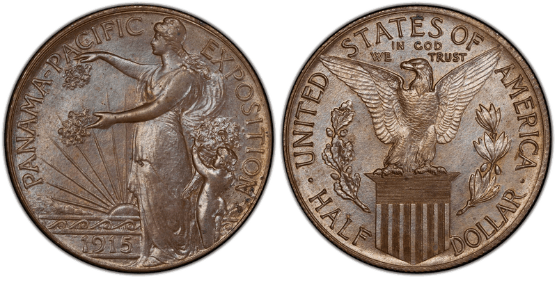 1915 Proof Half Dollar Pattern - J-1792/1962