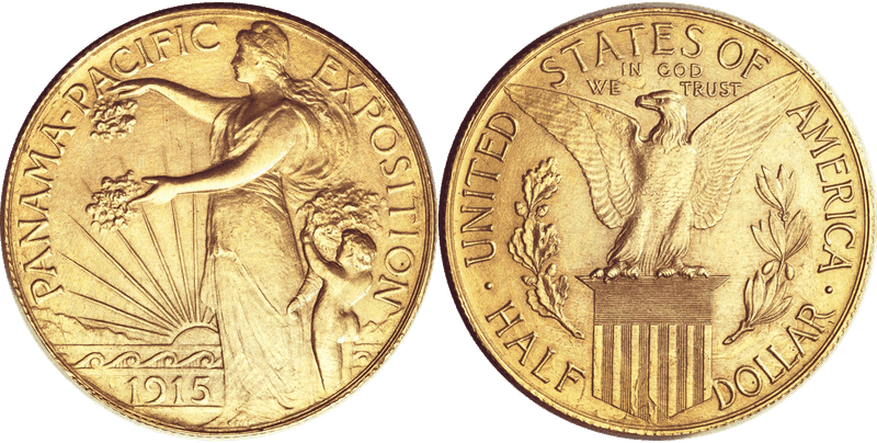 1915 Proof Half Dollar Pattern - J-1793/1960